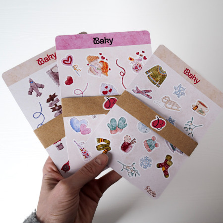 Samolepky na scrapbooking -...