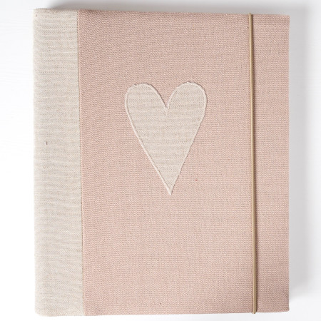 Pastelové fotoalbum Srdce