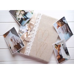 květinové album se stuhou