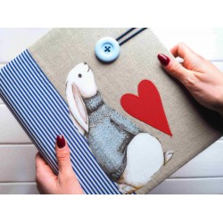 fotoalbum se zajícem