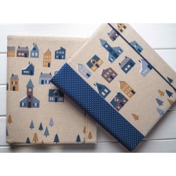 rodinné album s domečky