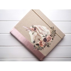 samolepicí album s jednorožcem