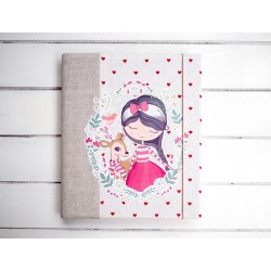 detsky fotoalbum s dievčatkom