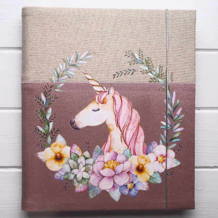 Fotoalbum s jednorožcem