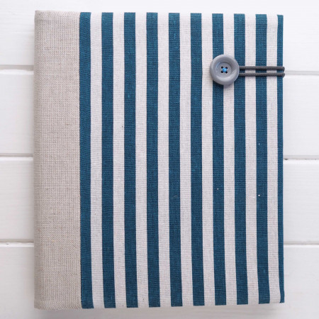 Handmade fotoalbum Pruhy Navy